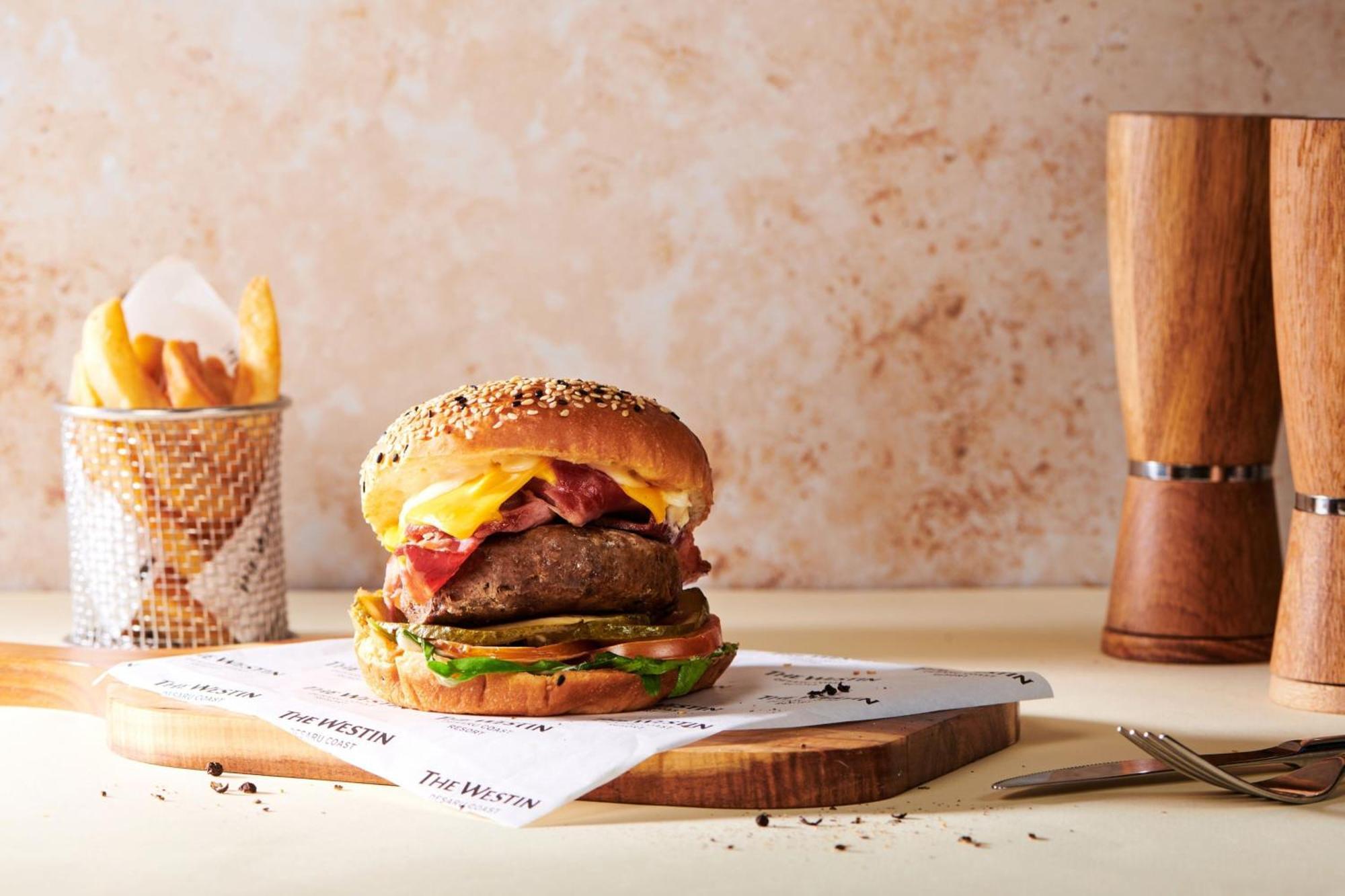 The Westin Desaru Coast Resort Екстериор снимка A cheeseburger with fries